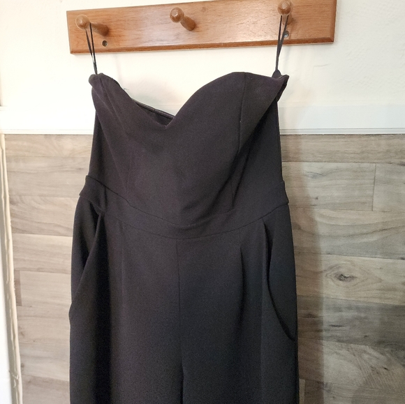 Express Jumpsuit Size 8 -Black - Picture 4 of 7